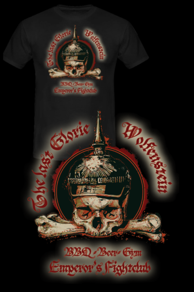 Nur als Muster: Wolfenstein BBQ – Beer – Gym – Emperor’s Fightclub